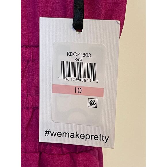 NWT KENSIE Women's Smocked A-Line Dress Size 10 - Picture 7 of 7